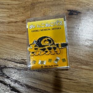 Ghibli Museum Exclusive My Neighbor Totoro Cat Bus pin badge Japan